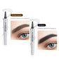 🔥1 Alana 1 Bedava🔥-3D Su Geçirmez Microblading Kaş Kalemi 4 Çatal Uçlu Dövme Kalemi