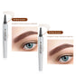 🔥1 Alana 1 Bedava🔥-3D Su Geçirmez Microblading Kaş Kalemi 4 Çatal Uçlu Dövme Kalemi