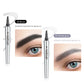 🔥1 Alana 1 Bedava🔥-3D Su Geçirmez Microblading Kaş Kalemi 4 Çatal Uçlu Dövme Kalemi