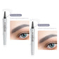 🔥1 Alana 1 Bedava🔥-3D Su Geçirmez Microblading Kaş Kalemi 4 Çatal Uçlu Dövme Kalemi