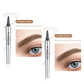 🔥1 Alana 1 Bedava🔥-3D Su Geçirmez Microblading Kaş Kalemi 4 Çatal Uçlu Dövme Kalemi