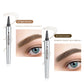 🔥1 Alana 1 Bedava🔥-3D Su Geçirmez Microblading Kaş Kalemi 4 Çatal Uçlu Dövme Kalemi