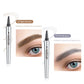 🔥1 Alana 1 Bedava🔥-3D Su Geçirmez Microblading Kaş Kalemi 4 Çatal Uçlu Dövme Kalemi