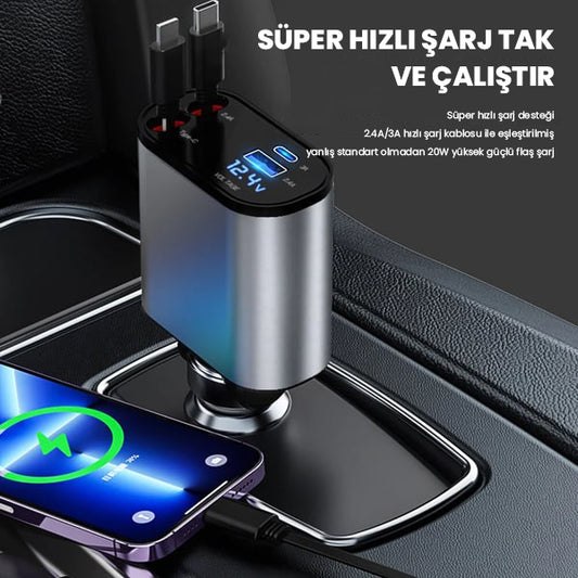 🚗🔥SICAK İndirim🔥📱Araç cep telefonu şarj cihazı